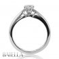 0.33 Ct D/VVS2 EX Natural Round Diamond Solitaire Engagement Ring 14k White Gold