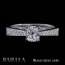 GIA Certify 1.17 Ct E/VVS2 Cushion Cut Diamond Engagement Ring White 14k Gold