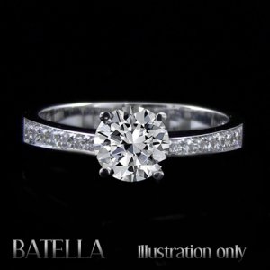 Certified 2.07 Ct G/SI2/VG Natural Round Diamond Engagement Ring 14k White Gold