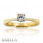 .32 Ct I/VS1 EX Round Natural Diamond Solitaire Engagement Ring 18k Yellow Gold
