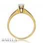 .32 Ct I/VS1 EX Round Natural Diamond Solitaire Engagement Ring 18k Yellow Gold