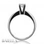 Cerfified .43 Ct F/SI Solitaire Round Diamond Solitaire Engagement Ring 18k Gold
