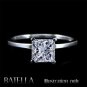 GIA Certify 1.03 Ct F SI2 Princess Diamond Solitaire Engagement Ring White Gold
