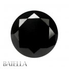 .020Ct 1.72 X 1.73 Natural Round Black Loose Diamond For Ring Earring Wristwatch