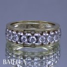 .63 Ct Natural Round Diamond Wedding Anniversary Band Ring 18k White Yellow Gold