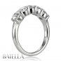 1.10 Ct D-E/VS2-SI1 Round Diamonds Wedding Anniversary Band Ring 14k White Gold