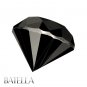 0.018 Ct 1.69 X 1.71mm Natural Round Black Loose Diamond For Ring Earring Set