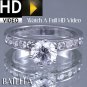 EGL Certified 1.76 Ct H/SI1 Round Diamond Channel Engagement Ring 14k White Gold