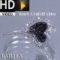 .37 Ct Black, White E-F VVS2 EX Cut Pave Round Diamond Heart Ring 14k White Gold