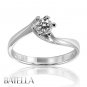 0.30 Carat G/VS2 Genuine Round Diamond Solitaire Engagement Ring 18k White Gold