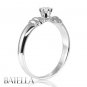 .17 Ct G/VVS1 EX Natural Round Diamond Solitaire Engagement Ring 14k White Gold