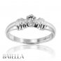 .17 Ct G/VVS1 EX Natural Round Diamond Solitaire Engagement Ring 14k White Gold