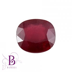 3.56 Ct Natural Cushion Loose Red Ruby Gemstone. Rings Pendants Earrings Setting