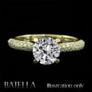GIA Certified 1.51 Ct K/VS2 Round Cut Diamonds Engagement Ring 14k Yellow Gold