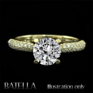 GIA Certified 1.51 Ct K/VS2 Round Cut Diamonds Engagement Ring 14k Yellow Gold
