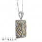 1.10 Ct E-F/SI Pave Round Diamond Special Design Tiger Pendant Necklace 14k Gold