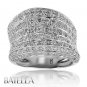 2.10 Ct E-F/VS2-SI Natural Round Diamonds VS2-SI1 Setting Ring 14k White Gold