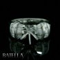 Semi Mount 0.65 Ct Baguette & Round Cut Diamonds Engagement Ring 14k White Gold