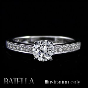 Certified .63 Ct F/SI2 Natural Round Cut Diamonds Engagement Ring 14k White Gold