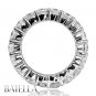 3.80 Carats Natural Round Diamonds Eternity Anniversary Band Ring 14k White Gold