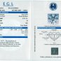 EGL Certified 0.76 Carat H SI2 VG Round Cut Natural White Loose Diamond E.G.L