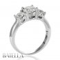 EGL Certified 1.68 Ct H/SI Round Diamonds Engagement 3-Stone Ring 14k White Gold