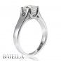 GIA 1.28 Ct H VS1 Cushion Cut Diamond Solitaire Engagement Ring 14k White Gold