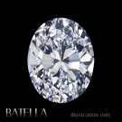 GIA Certified 1.02 Carat D SI1 Oval Cut White Natural Loose Diamond G.I.A