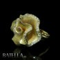 .30 Ct VVS2 VS1 Real Natural Round Cut Diamonds Pave Flower Ring 18k Yellow Gold