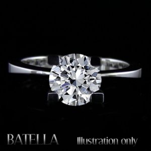 EGL Certified 1.00 Ct F/SI2 Round Diamond Solitaire Engagement Ring White Gold