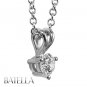 .50 Ct J/VVS2 EX Natural Round Diamond Solitaite Pendant Necklace 14k White Gold