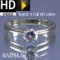 0.49 Carat J VS1 EX Cut Solitaire Round Diamond Engagement Ring 14k Yellow Gold