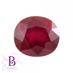 3.24 Cts Natural Oval Loose Red Ruby Gemstone For Pins Brooches Earrings Setting