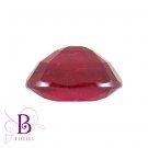 2.97 Carats Natural Heat Oval Loose Red Ruby Gemstone For Pins Bracelets Setting