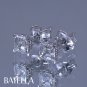 .73 Ct H-I VVS2-VS1 Asscher Cut Diamond Stud Earrings 18k White Gold Unisex Gift