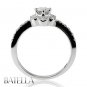 .58 Ct E/VVS2 Natural Round Brilliant Cut Diamond Engagement Ring 14k White Gold