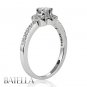 .58 Ct E/VVS2 Natural Round Brilliant Cut Diamond Engagement Ring 14k White Gold