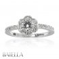 .58 Ct E/VVS2 Natural Round Brilliant Cut Diamond Engagement Ring 14k White Gold