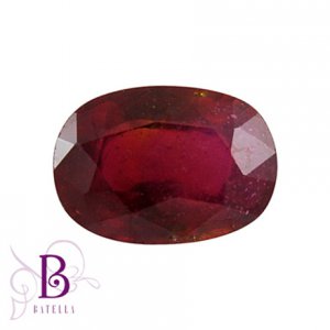 5.05 Carat Natural Loose Cushion Cut Red Ruby Gemstone For Earrings Ring Pendant