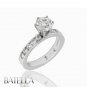 1.73 Ct E/SI1 EX Natural Round Brilliant Diamond Engagement Ring 14k White Gold