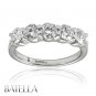 1.57 Ct D E Round Brilliant Diamond Wedding Anniversary Band Ring 14k White Gold