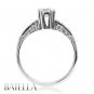 Certified 1.01 Ct E/VS2 Natural Round Cut Diamond Engagement Ring 18k White Gold