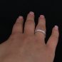 0.25 Ct Natural VVS-VS Round Cut Genuine Diamonds Engagement Ring 18k White Gold