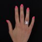 1.20 Carat Estate Genuine Natural Round Diamonds Engagement Ring 14k White Gold