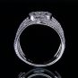 1.20 Carat Estate Genuine Natural Round Diamonds Engagement Ring 14k White Gold