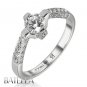 Estate 0.85 Ct Round Natural Brilliant Cut Genuine Diamond Engagement Ring 18k