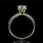 1.10 Ct Natural Round F SI2 Genuine Enhanced Diamond Engagement Ring 14k Gold