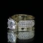 1.10 Ct Natural Round F SI2 Genuine Enhanced Diamond Engagement Ring 14k Gold