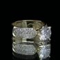 1.10 Ct Natural Round F SI2 Genuine Enhanced Diamond Engagement Ring 14k Gold