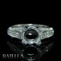 Semi Mount 0.89 Ct Genuine Natural Round Diamonds Engagement Ring 18k White Gold